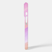 Coques Case-Mate iPhone Monogramme de ligne rétro élégant moderne (Verso / Gauche)