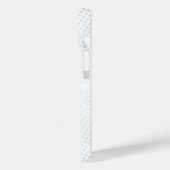 Coques Case-Mate iPhone Monogramme de ligne rétro élégant moderne (Verso / Gauche)