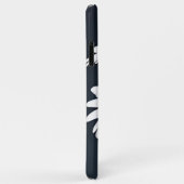 Coques Case-Mate iPhone Monogramme de Marguerite Réaliste  (Dos/Droite)