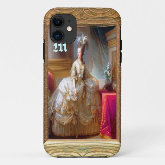 Coques Case-Mate iPhone Monogramme de Marie (Dos)