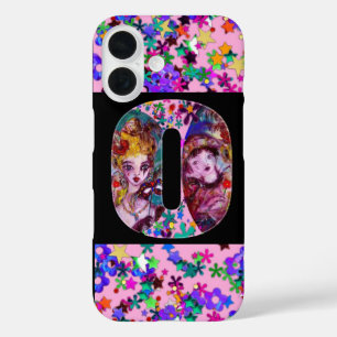 COQUES iPhone 16 MONOGRAMME DE MASQUÉRADE VÉNÉTIENNE VALENTINE O LE