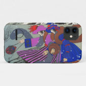 COQUES Case-Mate iPhone MONOGRAMME DE MODE NEIGE HIVER (Dos (Horizontal))