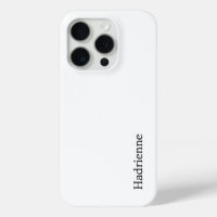 Monogramme de nom noir et blanc moderne