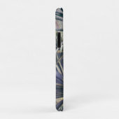 Coques Case-Mate iPhone Monogramme de palmiers et d'hyacinthes violets (Dos/Droite)