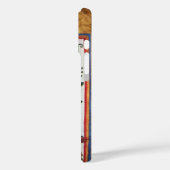 COQUES Case-Mate iPhone MONOGRAMME DE PARCHEMENT MÉDIÉVÉNILE DU CHEVAL BLE (Verso / Gauche)