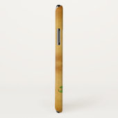 COQUES Case-Mate iPhone MONOGRAMME DE PARCHEMENT SHAMROCK VERT (Dos/Droite)