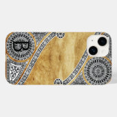 Coques Case-Mate iPhone MONogramme de parchemin ARCHITECTURE RENAISSANCE (Verso (horizontal))