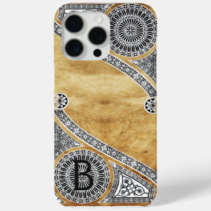 Coque iPhone 15 Pro Max MONogramme de parchemin ARCHITECTURE RENAISSANCE