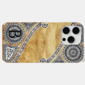 Coques Case-Mate iPhone MONogramme de parchemin ARCHITECTURE RENAISSANCE (Verso (horizontal))