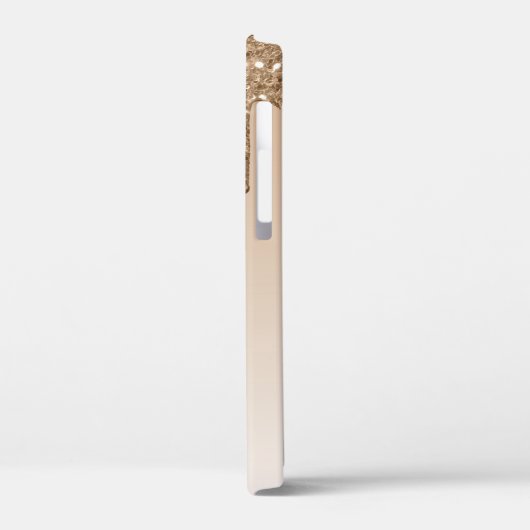 Coques Case-Mate iPhone Monogramme de Parties scintillant à étincelles de (Verso / Gauche)