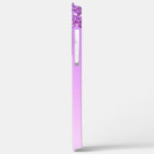 Coques Case-Mate iPhone Monogramme de Parties scintillant à étincelles de (Verso / Gauche)