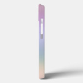 Coques Case-Mate iPhone Monogramme de Parties scintillant arc-en-ciel (Verso / Gauche)