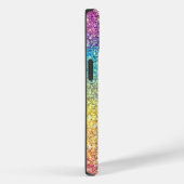 Coques Case-Mate iPhone Monogramme de Parties scintillant arc-en-ciel Whim (Verso / Droite)