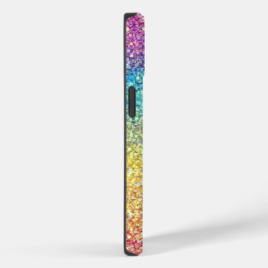 Coques Case-Mate iPhone Monogramme de Parties scintillant arc-en-ciel Whim (Verso / Droite)