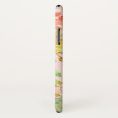 Coques Case-Mate iPhone Monogramme de Parties scintillant d'Eucalyptus ros (Dos/Droite)