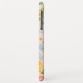 Coques Case-Mate iPhone Monogramme de Parties scintillant d'Eucalyptus ros (Dos/Gauche)