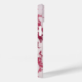 Coques Case-Mate iPhone Monogramme de Parties scintillant en marbre rose p (Verso / Droite)