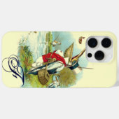 Coques Case-Mate iPhone MONOGRAMME DE PÊCHE, crème (Verso (horizontal))