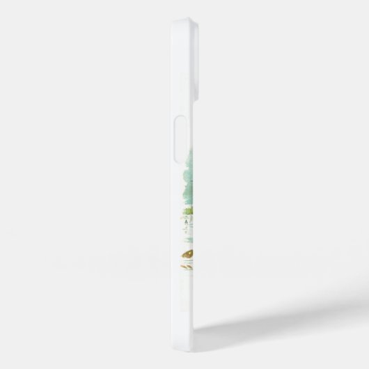 Coques Case-Mate iPhone MONOGRAMME DE PÊCHE M. PELICAN, blanc (Verso / Droite)