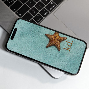 Coques iPhone 16 Monogramme de plage de Starfish