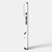 Coques Case-Mate iPhone Monogramme de Pleine lune de faucon (Verso / Gauche)