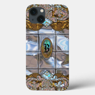 iPhone 13 Coque Monogramme de protection pour gleemer de fille aza