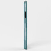 Coques Case-Mate iPhone Monogramme de rayonnement Turquoise léger HAMbWG (Dos/Droite)