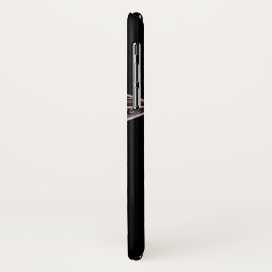 COQUES Case-Mate iPhone MONOGRAMME DE RENAISSANCE AVEC GEMMES ROUGES EN RU (Dos/Gauche)