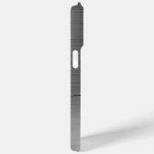 Coques Case-Mate iPhone Monogramme de signature moderne argenté (Verso / Droite)