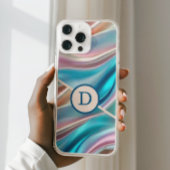 Coques Case-Mate iPhone Monogramme de soie de luxe