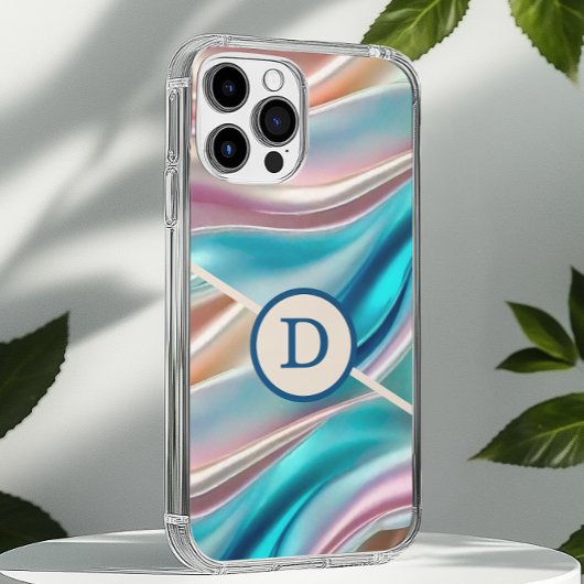 Coques Case-Mate iPhone Monogramme de soie de luxe