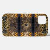 Coques Case-Mate iPhone Monogramme de style baroque Morjianae (Verso (horizontal))