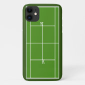 Coques Case-Mate iPhone Monogramme de tennis (Dos)