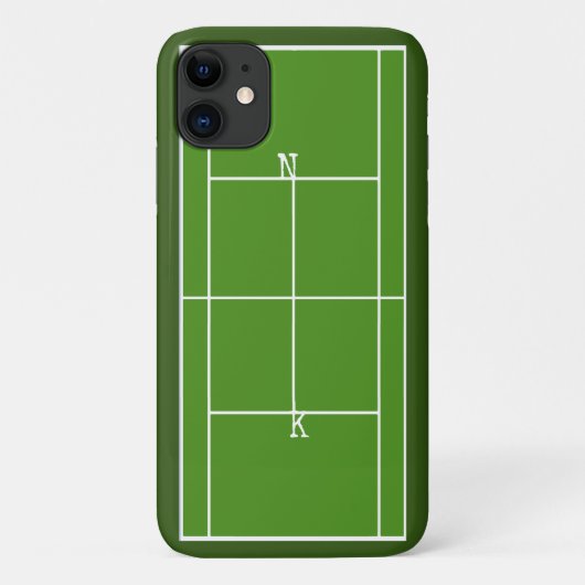 Coques Case-Mate iPhone Monogramme de tennis (Dos)