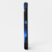 Coques Case-Mate iPhone Monogramme de ville moderne sous pleine lune (Dos/Gauche)