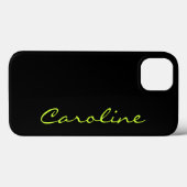 Coques Case-Mate iPhone Monogramme Décontracté moderne personnalisé (Verso (horizontal))