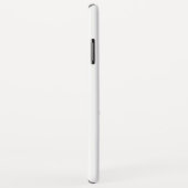 Coques Case-Mate iPhone Monogramme d'élégante mariée à la menthe (Dos/Droite)