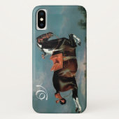 Coques Case-Mate iPhone Monogramme d'élevage du Cheval Piebald "Cehero" (Dos)
