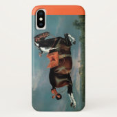 Coques Case-Mate iPhone Monogramme d'élevage du Cheval Piebald "Cehero" (Dos)