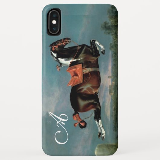 Coques Case-Mate iPhone Monogramme d'élevage du Cheval Piebald "Cehero" (Dos)