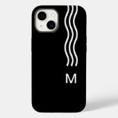 Coques Case-Mate iPhone Monogramme d'entreprise cool Hommes Moderne (Verso)