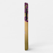 COQUES Case-Mate iPhone MONOGRAMME DES BERIÈRES JAUNES ET DES EAUX FLEURIE (Dos/Gauche)