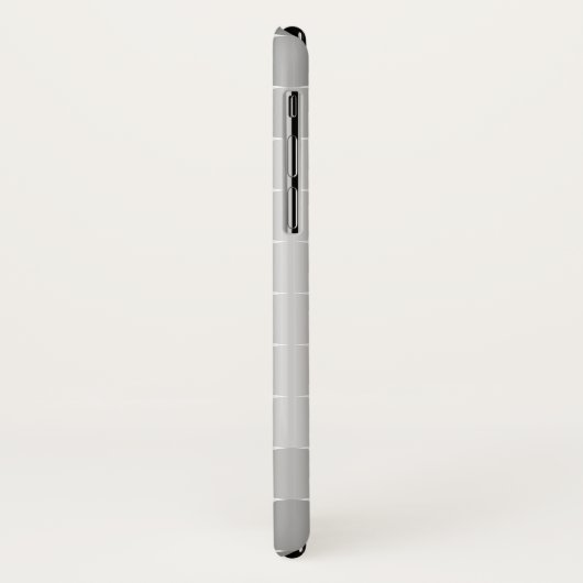 Coques Case-Mate iPhone Monogramme des cercles gris modernes (Dos/Gauche)