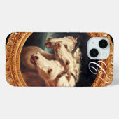 Coques Case-Mate iPhone Monogramme des Chevaux Chariot de Pharaon (Verso (horizontal))