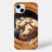 Coques Case-Mate iPhone Monogramme des Chevaux Chariot de Pharaon (Verso)