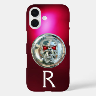 Coques iPhone 16 MONOGRAMME DES ÉQUILIBREUSES ROUGE Bourgogne