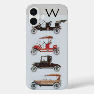 COQUES iPhone 16 PLUS MONOGRAMME DES VOITURES VINTAGE