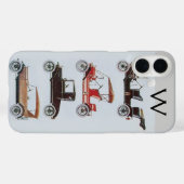 COQUES Case-Mate iPhone MONOGRAMME DES VOITURES VINTAGE (Verso (horizontal))