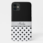 Coques Case-Mate iPhone Monogramme Design moderne (Dos)