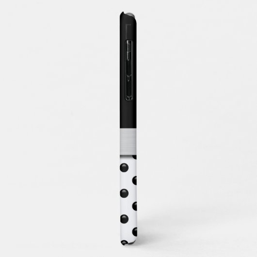 Coques Case-Mate iPhone Monogramme Design moderne (Dos/Gauche)